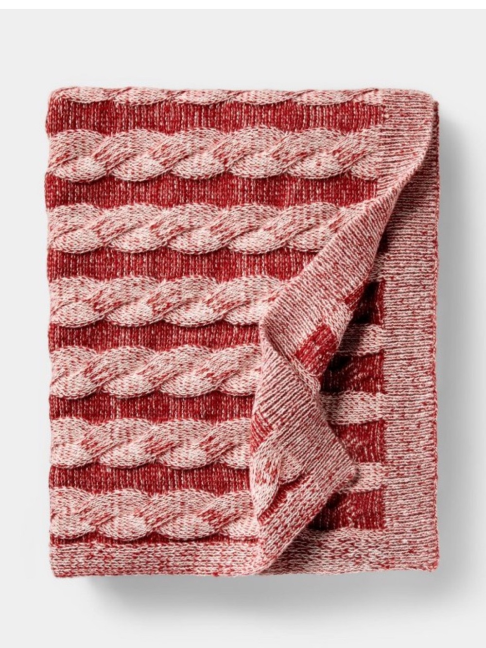 50”x60” Twisted Cable Throw Blanket